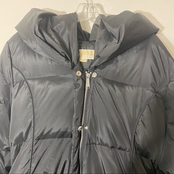New Michael Kors Hooded Quilted Down Coat - Picture 2 of 7